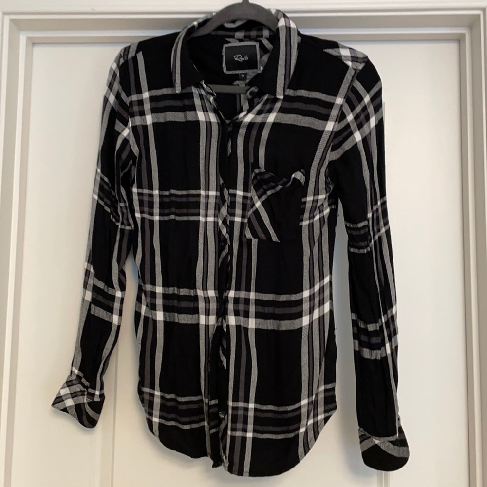 Rails plaid button down
